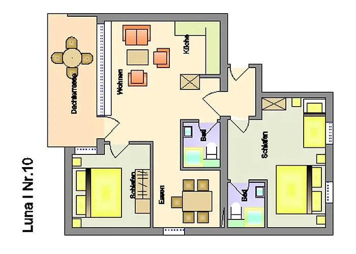 Appartement Luna-wohnung-10 *
